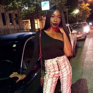 One Shoulder L/S Bodysuit